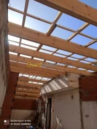 تركيب القرميد charpent en bois 