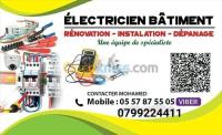 الجزائر-دار-البيضاء-بناء-و-أشغال-Électricien-bâtiment