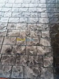 Béton imprimé