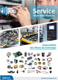 Réparation machines d'emballage