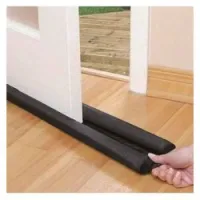 Pack 5 Pieces Protège Courant D'Air Intérieur - 1 Mètre - Noir