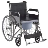 Fauteuil roulant avec pot (garde-robe)