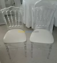 Location chaises cristal 