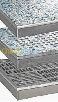   plancher  technique dalles  perforée