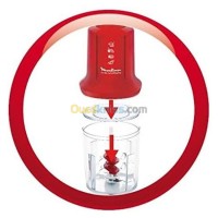 MOULINEX AT714G32 Mini Hachoir Électrique Multi Moulinette 3 en 1- 500W- Rouge thumbnail 3