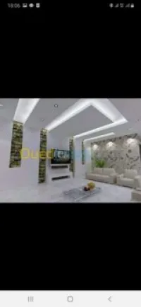 Plaque au platre décoration 