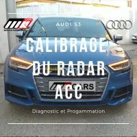 Calibragae du radar d'obstacle ACC