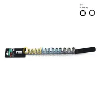 JEUX DOUILLES 1/4″6PANS COURT4-14 TOPTUL