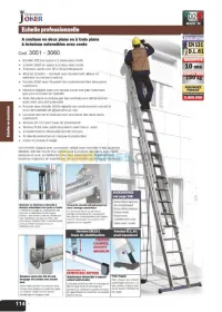 ECHELLE COLISSANTE 15M 3PLAN 