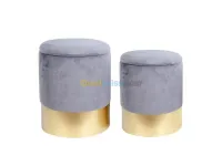 Pouf gold Atmosphera