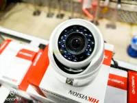 camera hikvision 2 m demi dome métal