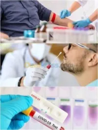 Prélèvement à domicile.Test anti géniq