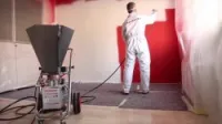 Peinture par station airless 