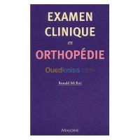 الجزائر-درارية-كتب-و-مجلات-examen-cliniques-en-orthopédie