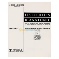 Ostéologie du membre inférieur: Os iliaque, fémur, rotule, tibia, péroné, astragale, calcanéum, tarse antérieur, métatNarse, phalanges Fas N 2