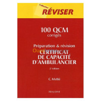 alger-draria-algerie-livres-magazines-100-qcm-corrigés-préparation-et-révision-du-certificat-de-capacité-d-ambulancier