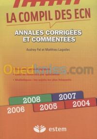 الجزائر-درارية-كتب-و-مجلات-la-compil-des-ecn-annales-2004-2008-corrigés-et-commentées