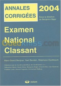 الجزائر-درارية-كتب-و-مجلات-examen-national-classant-annales-corrigées-2004