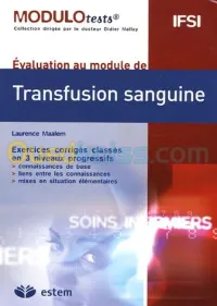Evaluation au module de Transfusion sanguine Modulo Tests