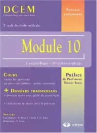 Module 10 : Cancérologie - Oncohématologie
