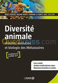 Diversité animale : histoire, évolution et biologie des métazoaires