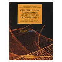 Qu'appelle-t-on aujourd'hui les sciences de la complexité ?Langages, réseaux, marchés, territoires