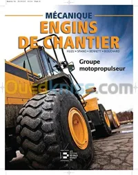 Mécanique d'engins de chantier : Groupe motopropulseur