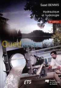 Hydraulique et hydrologie 3e édition