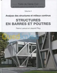 Structures en barres et poutres (Traité de Génie Civil ; Volume 4)