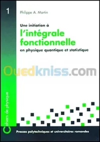 Une initiation à l'intégrale fonctionnelle en physique quantique et statistique: Un cours du troisième cycle de la physique