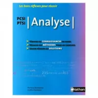 Analyse PCSI/PTSI - 1ere année