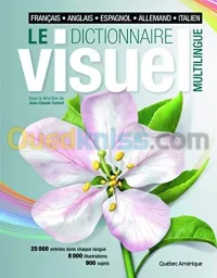 Le dictionnaire visuel multilingue - Français, anglais, espagnol, allemand, italien 4e édition