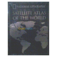 alger-draria-algerie-livres-magazines-national-geographic-satellite-atlas-of-the-world-deluxe-leather-edition