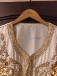 البليدة-لارباع-الجزائر-ملابس-تقليدية-caftan-blanc