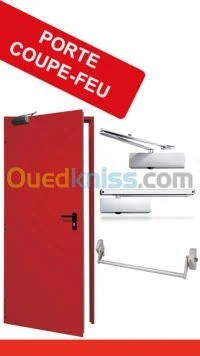 Porte coupe feu bois et métallique