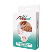 Capuchons d'orteil en pur gel 