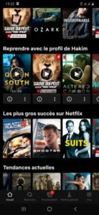 Des comptes de Netflix 
