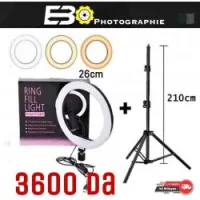 Ring Light 26cm + Trépied 210cm