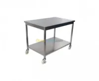 Table De Travail Mobile en INOX 