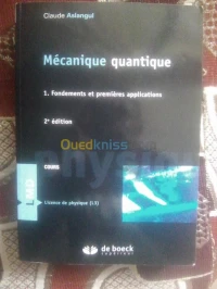 livres sur LA MECANIQUE QUANTIQUE