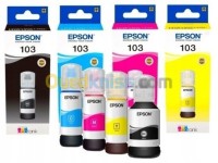 خرطوشة-و-حبر-bouteilles-dencre-epson-103-ecotank-black-cyan-magenta-yellow-originale-حسين-داي-الجزائر