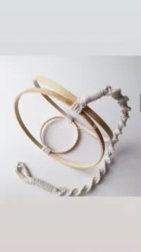 Portes pots en macramé 