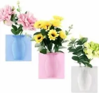 Vase Adhésive en Silicone