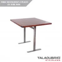 Table Restaurant / Fast-Food en INOX  
