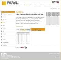 Radiateur aluminium Faral 8-10-12 made in Italy 100% thumbnail 4