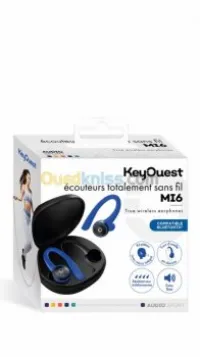 Ecouteurs totalement sans fil MI6 Bleu