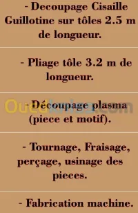 Découpage-pliage-Tournage-fraisage.