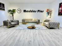 Salon capitonné de 6 places en velours
