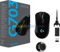 LOGITECH G703 Souris gaming sans fil LIGHTSPEED Avec capteur HERO 