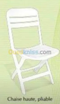 Chaise pliante plastique